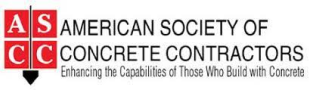 The American Society of Concrete Contractors logo